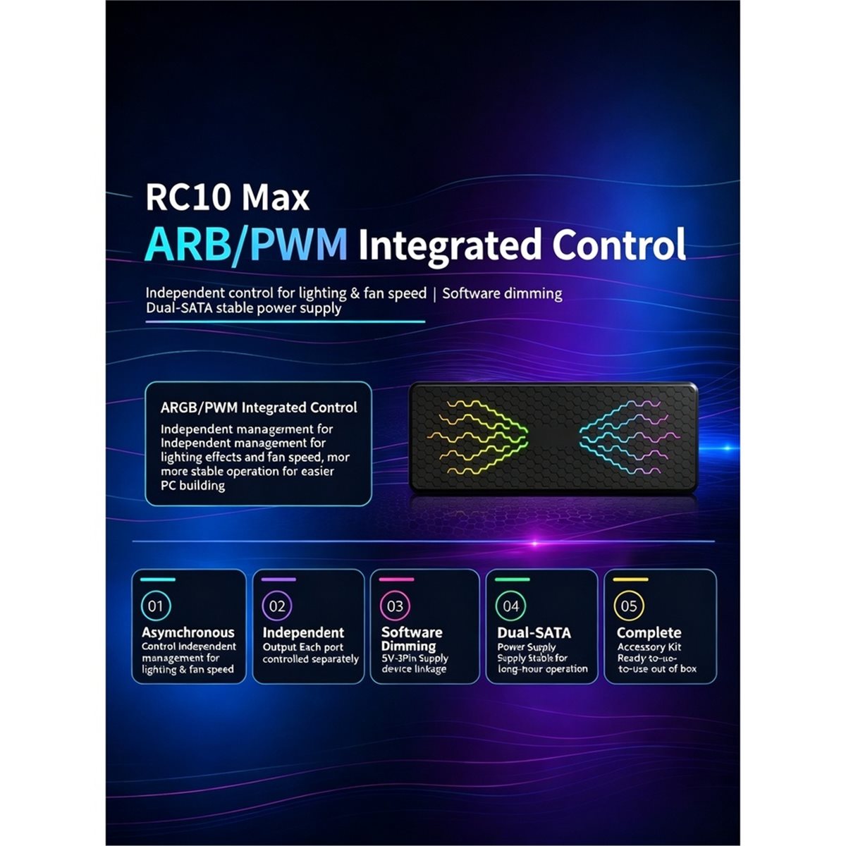 RC10max ARGB Hub Computer-Gehä – Case Fan Bewertung und Preis