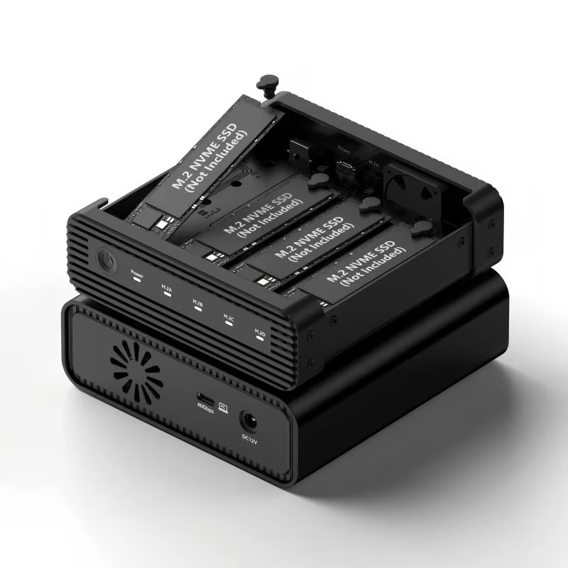 Aluminium M2 4-Bay USB4 Extern – Case Fan Bewertung und Preis