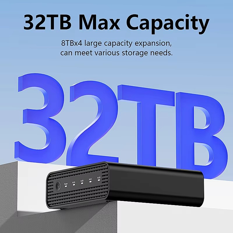 Aluminium M2 4-Bay USB4 Extern – Case Fan Bewertung und Preis