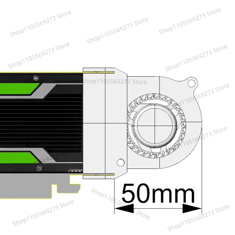 Lüfter für Nvidia Tesla P4 T4  – Gpu Cooler Bewertung und Preis