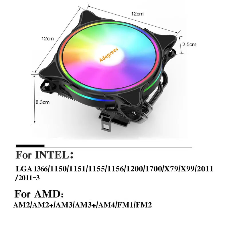 X99 CPU-Luftkühler 3Pin/4Pin A – Air Cooler Cpu Bewertung und Preis